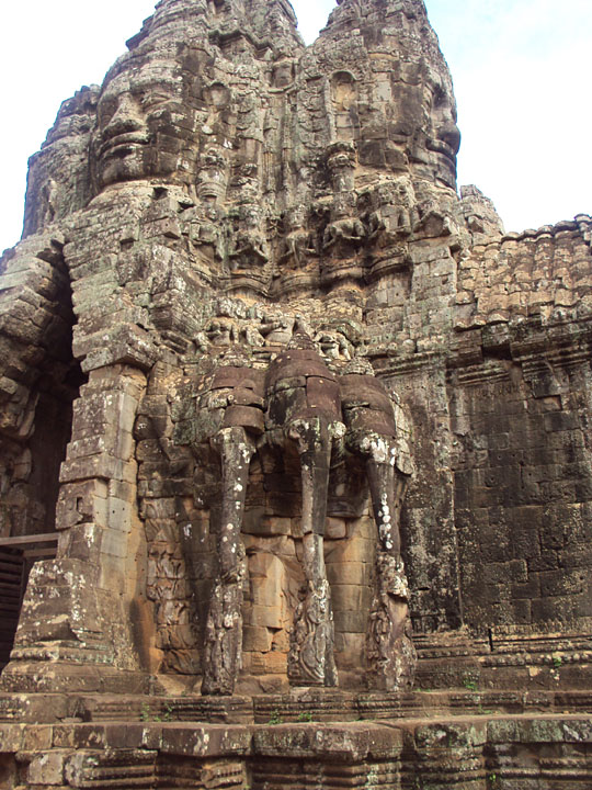 South gate into Angkor Thom