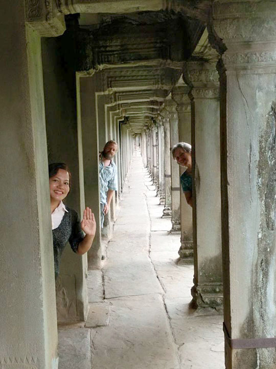 Inside Angkor Wat