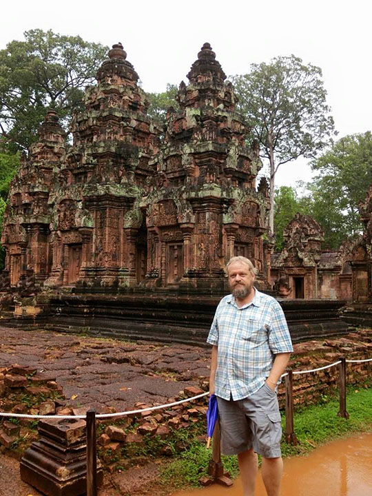 Glenn at Banteay Srei