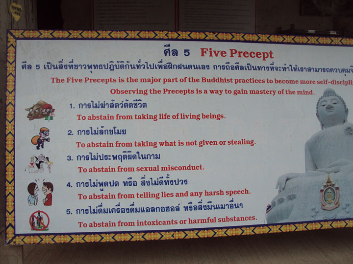 the 5 precepts