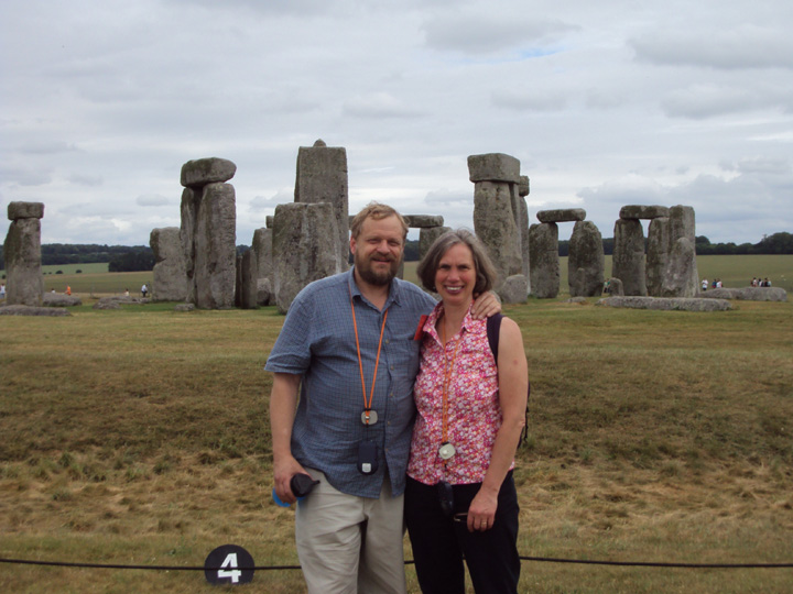 Glenn and Michele at Stonehenge